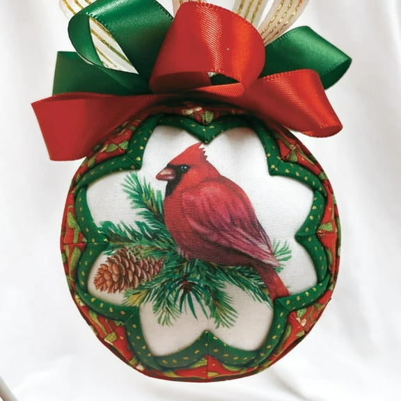 Quilt-Magic No Sew Ornament Kit-Cardinal