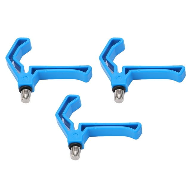 LHCER Fish Pole Support Stand Bracket,Plastic Fishing Rod Rest Gripper Big Opening Fish Pole Holder Bracket Fishing Support Tool,Fishing Tool