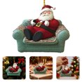 thumbnail image 1 of Creatine Santa Acrylic Winter Pendant Pendant Hanging Label Hanging, 1 of 7