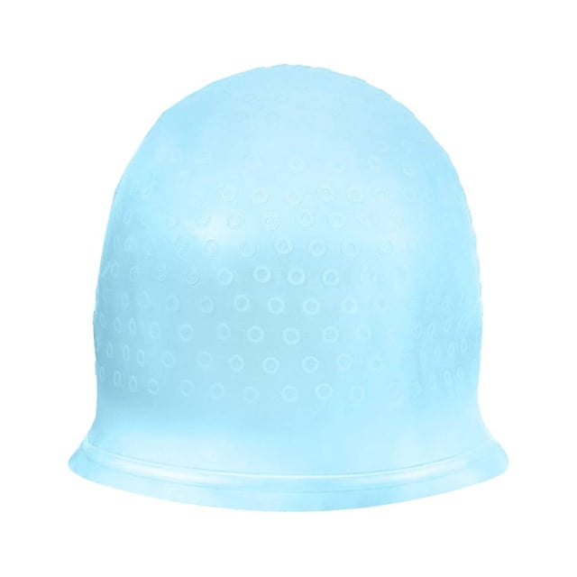 Gorro para resaltar de silicona, gorro reutilizable para resaltar el cabello, coloración del cabello en salón, gorro para tinte con ganchos para mujeres y niñas, teñir el cabello