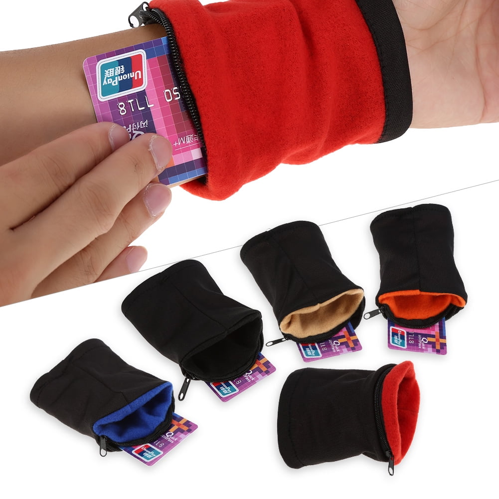 Outdoor Sport Running Jogging Exercise Gym Wrist Band Pouch Wristband Wallet New 