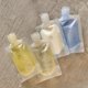 thumbnail image 4 of DEKAXID 10 unidades de 30/50/100 ml, bolsa de plástico con tapa abatible, para desinfectante de manos, loción, champú, maquillaje, líquido, botellas de viaje, 4 of 6