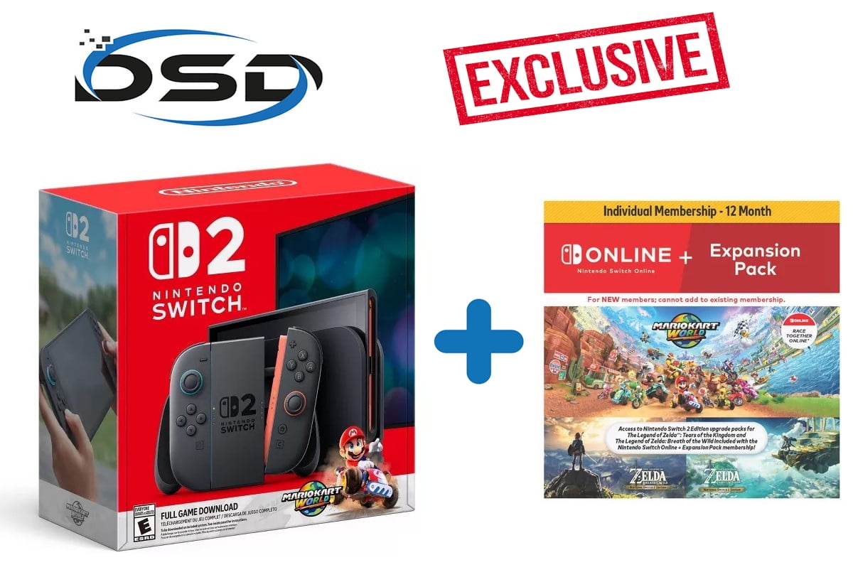 2025 Newest Nintendo Switch™ 2 System + 12 Month NSO+Expansion