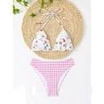 thumbnail image 2 of Traje de baño de 2 piezas para mujer, trajes de baño para mujer, bikini de dos piezas con espalda descubierta y vendaje, conjunto de ropa de playa para mujer, 2 of 2