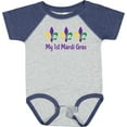 thumbnail image 3 of Inktastic My 1st Mardi Gras Fleur De Lis Boys or Girls Baby Bodysuit, 3 of 5