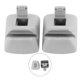 thumbnail image 2 of 1 Pair Car Grey Sun Visor Retainer Clips Clamps YS4Z5404132AAA For Ford For Focus 2000 2001 2002 2003 2004, 2 of 4