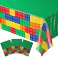thumbnail image 2 of 90s Party Tablecovers (2), Throwback Birthday Party Supplies, 90s Decorations, 90s Birthday Party, Table Setting, 2 of 4