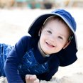 thumbnail image 5 of JAN & JUL Xplorer Large Brim Sun-Hat for Toddler Boy with UV Protection (L: 2-5 Years, Atlantic Blue), 5 of 5