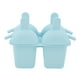 thumbnail image 5 of Molde de helado de silicona práctico portátil DIY Ice Pop Maker con 50 palos para el hogar azul, 5 of 5