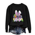thumbnail image 5 of EGNMCR Easter Chemises Imprimées pour Femmes T-Shirts Graphiques pour Femmes Chemises pour Femmes T-Shirts à Col Rond Easter Imprimés à Manches Longues Chandails en Molleton T-Shirts pour Femmes, 5 of 5
