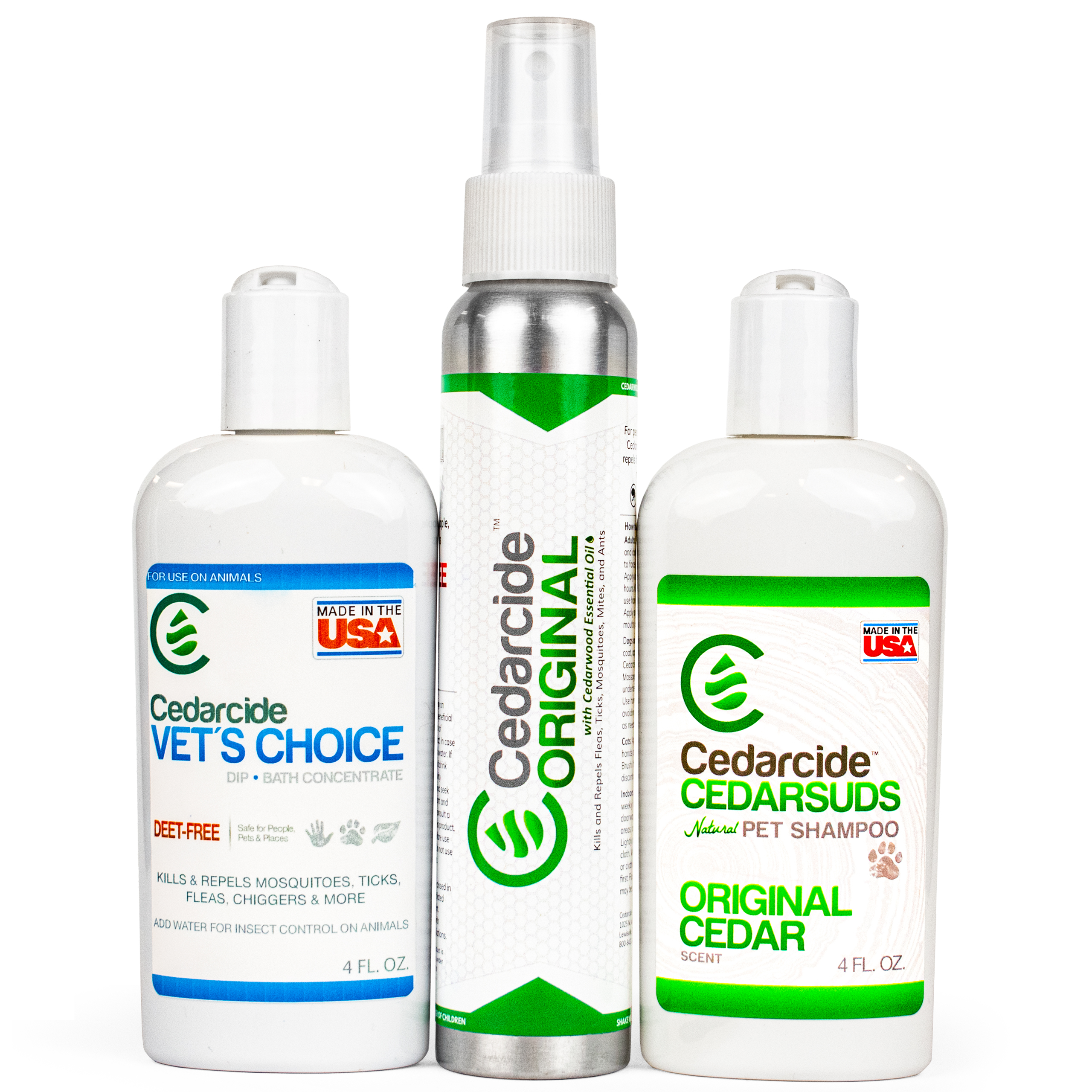 Cedarcide Flea & Tick Pet Pack (Small) Cedarcide Original + CedarSuds