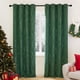 thumbnail image 1 of Cortinas Deconovo Christmas Blackout Green, 132 x 213 cm, 2 paneles, 1 of 9