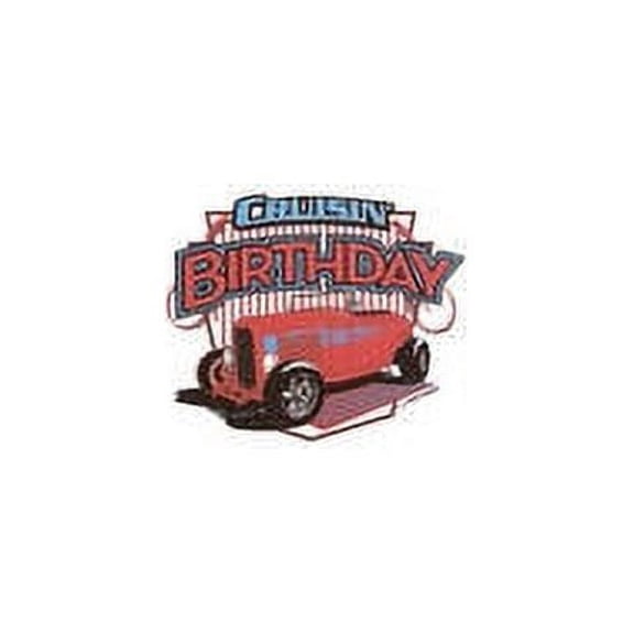 Old School Birthday Edible Frosting Photos Cake Topper