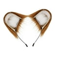 thumbnail image 2 of Diadema con orejas de hámster jinwen para cosplay y Halloween marrón, 2 of 8