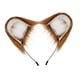 thumbnail image 2 of Diadema con orejas de hámster Yinane para disfrazarse Halloween marrón, 2 of 8