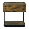 thumbnail image 2 of Miekor Furniture NIGHTSTAND WITH 1 DRAWER WITH RUSTIC-BROWN W4US2709, 2 of 5