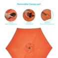 thumbnail image 6 of CHYVARY 7.5 Ft Patio Shade Umbrellas with Tilt Button for Patio, Outdoor, Garden and Pool, Orange, 6 of 8