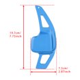 thumbnail image 6 of Steering Wheel Paddle Shifter Extensions For BMW F15 F25 F30 F31 Aluminium Blue, 6 of 12