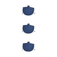 thumbnail image 4 of Transemion Poncho de Pluie Imperméable avec Bande Réfléchissante pour les Utilisateurs de Fauteuil Roulant Imperméable Frontal Transparent Bleu 3Set, 4 of 6