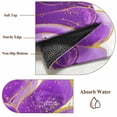 thumbnail image 6 of Purple Gold Area Rug 4x6 FT, Non Slip Kids Room Carpet, Abstract Flower Ombre Aesthetics Paint Washable Soft Floor Carpet Non-Shedding Throw Rug for Dorm Kitchen Study Room Home Office Bedside, 6 of 9