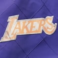 thumbnail image 3 of Men's Los Angeles Lakers Purple Mitchell & Ness Hardwood Classics 75th Anniversary Authentic Warmup Full-Snap Jacket, 3 of 4