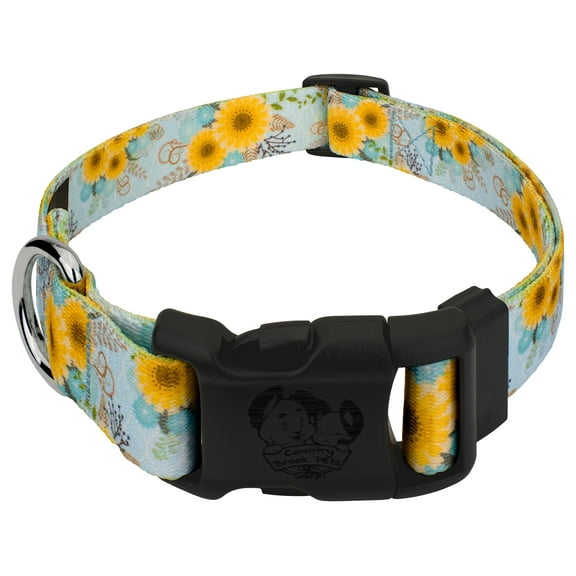 Country Brook Petz® Deluxe Sunny Days Dog Collar - Made in the U.S.A, Small