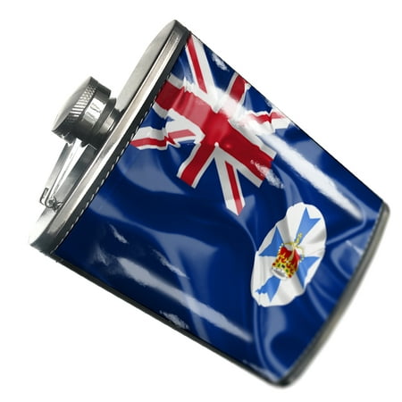 

NEONBLOND Flask Queensland 3D Flag region: Australia