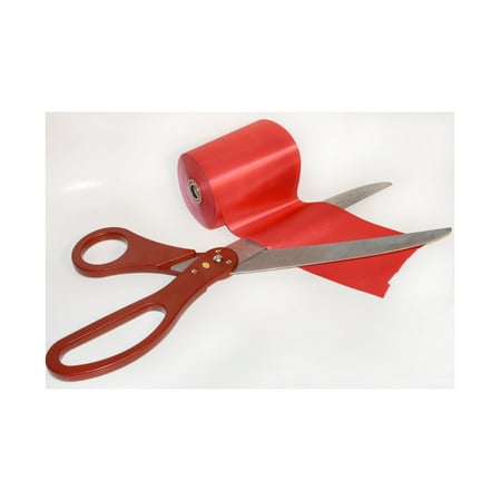 Ceremonial Red Scissor and Ribbon Kit for Grand Openings