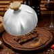 thumbnail image 1 of Accesorio para plancha de hamburguesas, cubierta para cocinar al , tapa multiusos de acero inoxidable, cúpula para derretir queso para asar Estilo A, 1 of 9