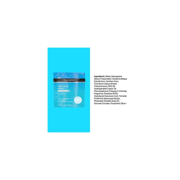 Neutrogena, Hydro Boost Hydrating Face Mask, 1 oz, Hyaluronic Acid