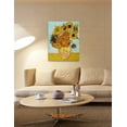 thumbnail image 2 of DECORARTS - Twelve Sunflowers, Vincent Van Gogh Reproductions. Giclee Canvas Print Wall Art for Home Wall Decor. 30x24x1.5, 2 of 6