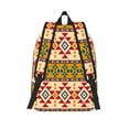 thumbnail image 3 of Fuzoiu Aztec Print Canvas Backpack,Lightweight Travel Daypack,School Backpack Purse for Women Men, Casual Aesthetic Backpack, 3 of 5