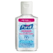 Purell Hand Sanitizer Alcohol Ethyl Gel Bottle, 2 oz