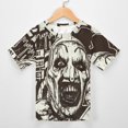 thumbnail image 3 of Terrifier T-Shirts pour Enfants Unisexe Hauts Décontractés T-Shirts Graphiques à Imprimé 3D T-Shirts à Manches Courtes pour Garçons Filles 110 cm, 3 of 8