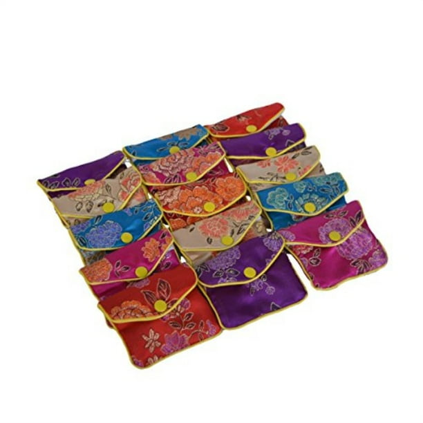 baitaihem 15 pack jewelry purse pouch gift bags chinese silk style
