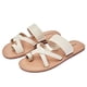 thumbnail image 5 of Sandalias planas Luoika para mujer, anchas, color beige, 5 of 9