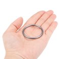 thumbnail image 3 of Uxcell 1.38'' Anillos en O Hebilla para Bolsas de Hardware, Cinturones, Accesorios de Manualidades DIY Aleación de Zinc Negro 6pcs, 3 of 3