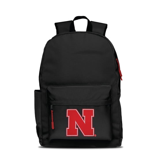 Black Nebraska Huskers Campus Laptop Backpack