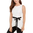 thumbnail image 1 of Adrianna Papell Mujer Encaje Peplum Blusa blanca 14 Adrianna Papell Peplum, 1 of 1
