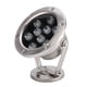 thumbnail image 4 of Foco de fuente colorido impermeable al aire libre llevado de la luz subacuática RGB 9W, 4 of 8