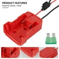 thumbnail image 4 of Battery Adapter 2Pcs for Milwaukee M18 18V Lithium Battery Portable Insulated Battery Converter, 4 of 7