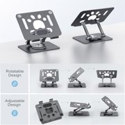 LUVNIMB Adjustable Computer Stand Foldable Laptop Bracket for Desk 360 Degree Rotatable Computer Stand for Notebook Laptop