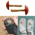 thumbnail image 3 of Wood Darning Mushroom Darner Patching Tool Socks Pants Clothes Sewing Repair Device, 3 of 10