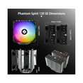 thumbnail image 6 of THERMALRIGHT PHANTOM CPU Air Cooler Dual 120mm ARGB Fans 7 Heat Pipes, 6 of 6
