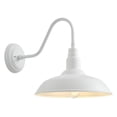 thumbnail image 1 of Lámpara de granero GOALPLUS con cuello de cisne para exteriores, 25 cm, resistente al agua, 120 V, 1 of 9