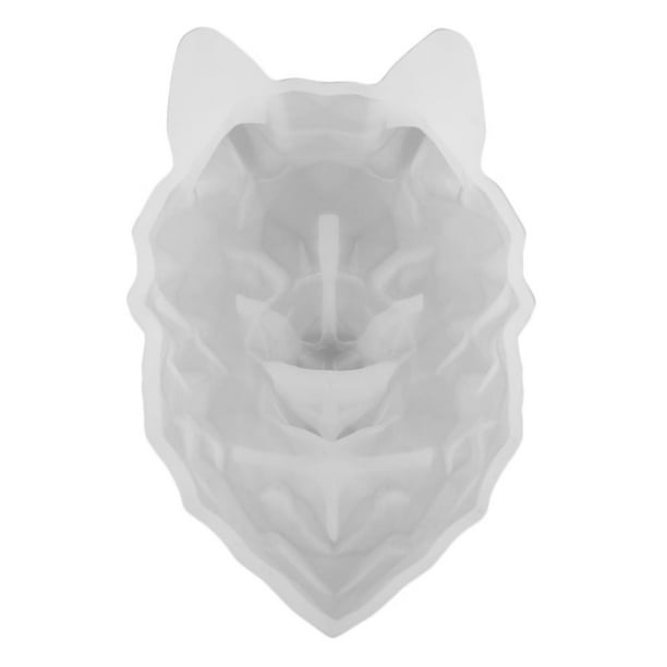 Molde de silicona de lobo para resina, herramientas para modelar, fondant, joyería, bricolaje Cabeza de lobo