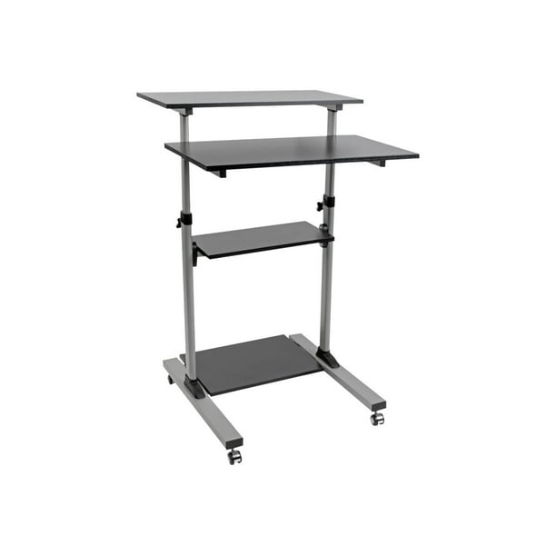 Tripp Lite Rolling Standing Desk/Workstation on Wheels, Height