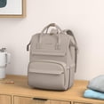 thumbnail image 2 of Mochila LOVEVOOK College para portátil de 15,6 pulgadas, impermeable, gris oscuro, 2 of 7