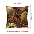 thumbnail image 4 of BANET Gold Antiquity Bamboo Weaving Throw Pillow Covers,Bamboo Plant Cushion Cover Digital Blended Hidden Zipperl Decorative Pillowcases for Hair Skin Square 2 Pcs 22x22in, 4 of 7