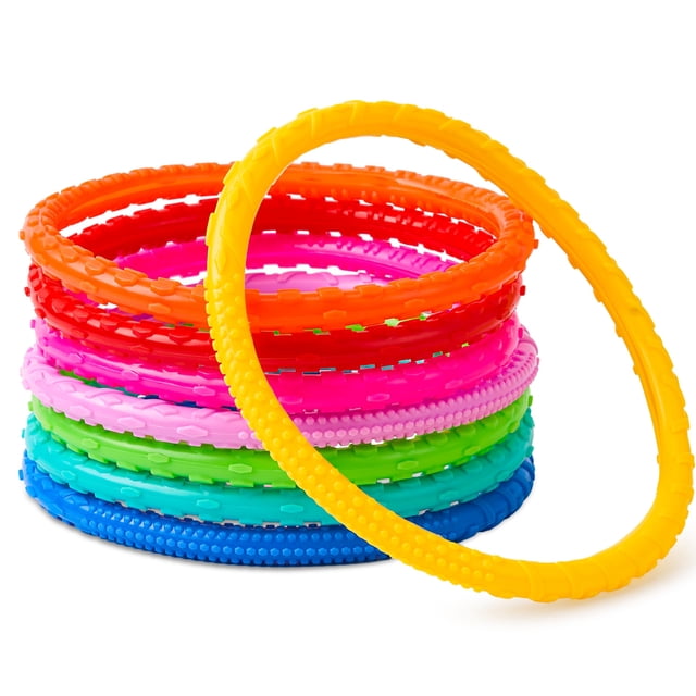 Anillos de buceo JOYIN, anillos de buceo, juguetes para piscina para niños, 8 unidades